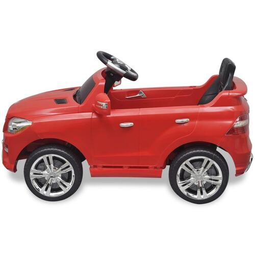 Elektrisk ride-on bil, Mercedes Benz ML350, rød, 6 V, m/fjernbetjening