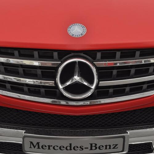 Elektrisk ride-on bil, Mercedes Benz ML350, rød, 6 V, m/fjernbetjening