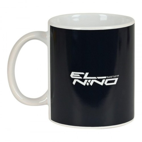 Krus keramik 350 ml - El Niño Life is fun, multifarvet