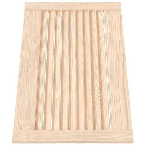 Skabslåger 2 stk. 39,5x59,4 cm lameldesign massivt fyrretræ