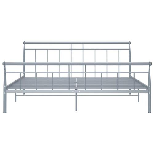 Sengestel 180x200 cm metal grå