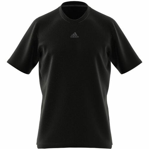 Kortærmet T-shirt til Mænd Adidas Aeroready Sort M
