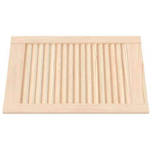 Skabslåge 61,5x39,4 cm lameldesign massivt fyrretræ