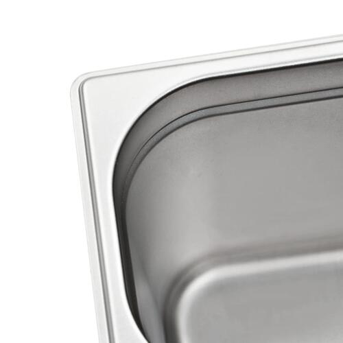 Gastronorm beholder 4 stk. GN 1/4 200 mm rustfrit stål