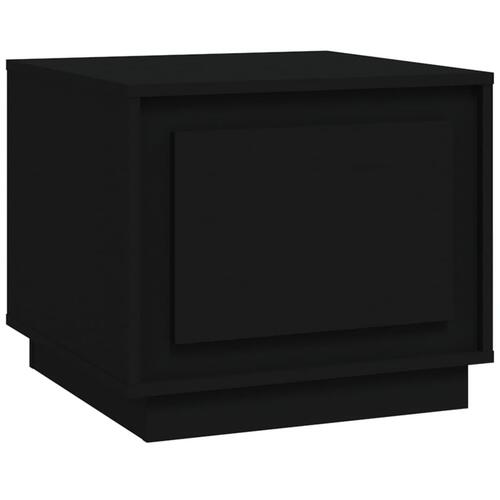 Sofabord 51x50x44 cm konstrueret træ sort