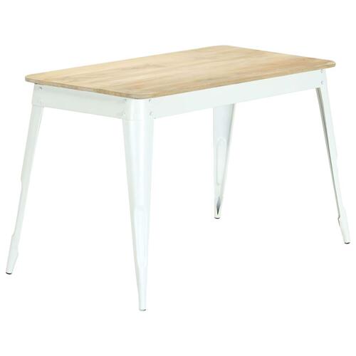 Spisebord 120 x 60 x 76 cm massivt mangotræ