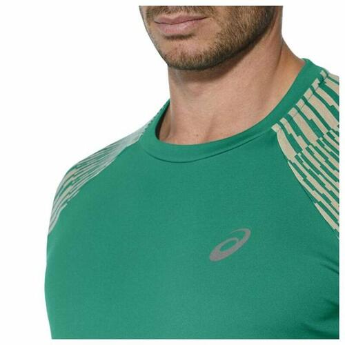 Kortærmet T-shirt til Mænd Asics fuzeX TEE Grøn S