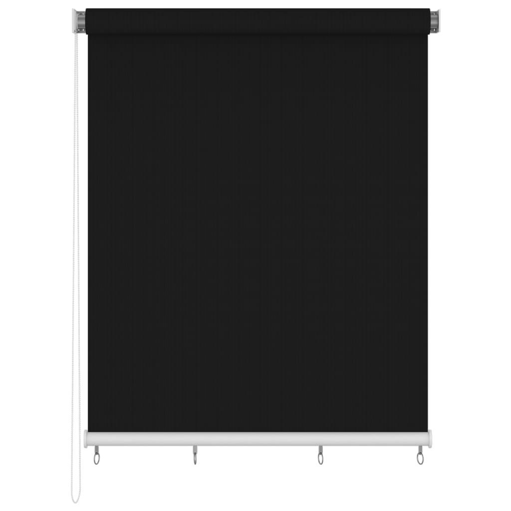 Udendørs rullegardin 240x230 cm sort