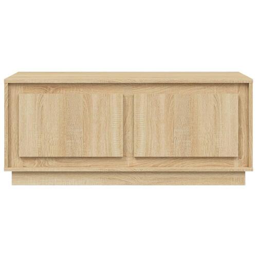 Sofabord 102x50x44 cm konstrueret træ sonoma-eg