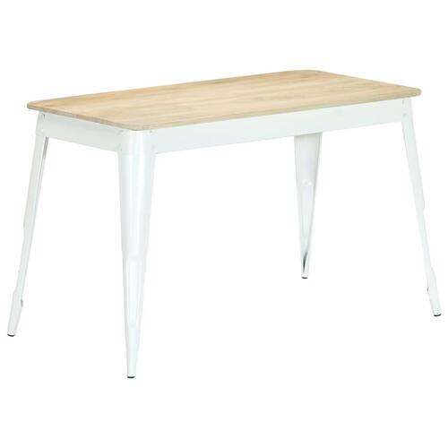 Spisebord 120 x 60 x 76 cm massivt mangotræ