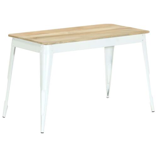 Spisebord 120 x 60 x 76 cm massivt mangotræ