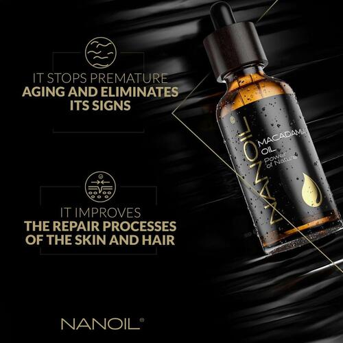 Kropsolie Nanoil Power Of Nature Macadamianøddeolie (50 ml)