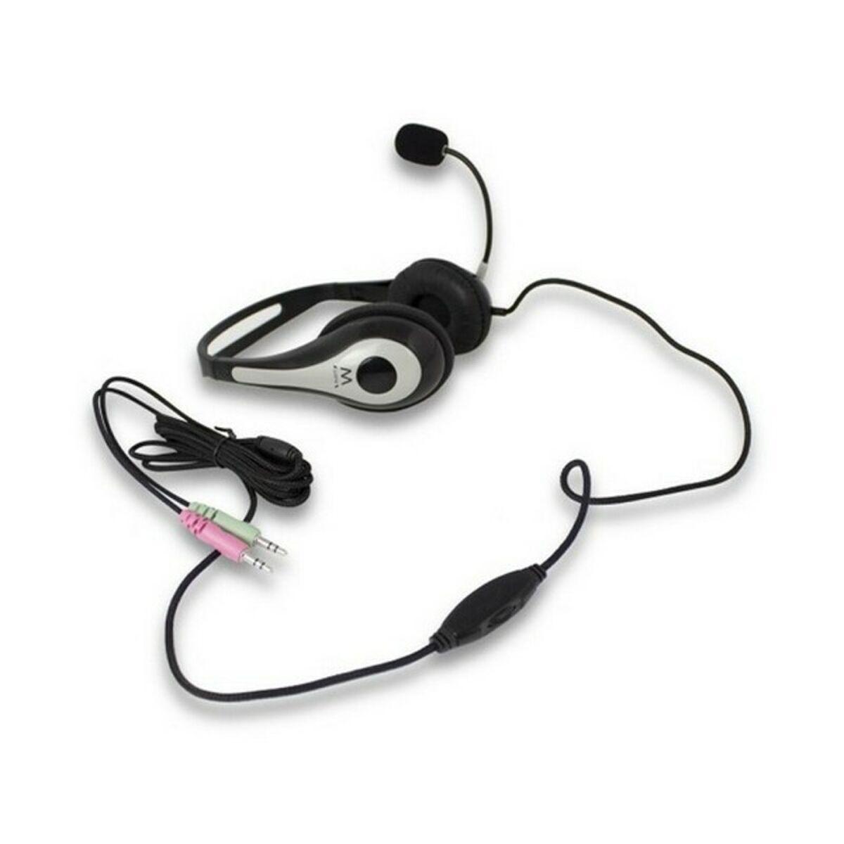 Gaming headset med mikrofon Ewent EW3562 - sort/sølv