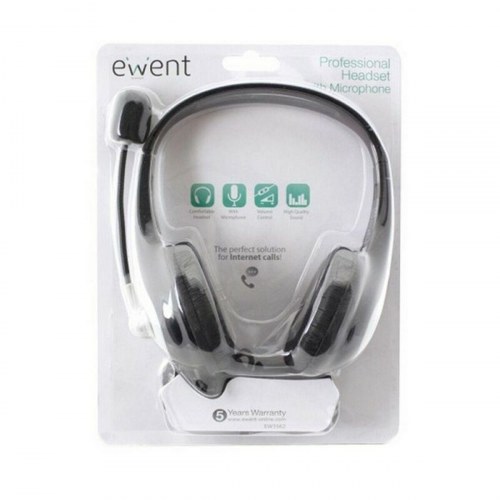 Gaming headset med mikrofon Ewent EW3562 - sort/sølv