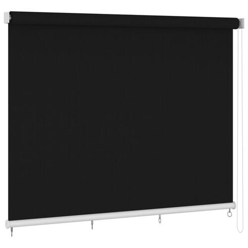 Udendørs rullegardin 350x230 cm sort
