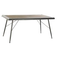Spisebord Gran Natur Metal Lysegrå 161 x 90 x 75 cm