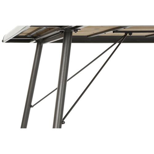 Spisebord Gran Natur Metal Lysegrå 161 x 90 x 75 cm