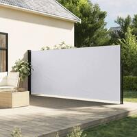Sammenrullelig sidemarkise 180x300 cm hvid
