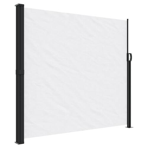 Sammenrullelig sidemarkise 180x300 cm hvid