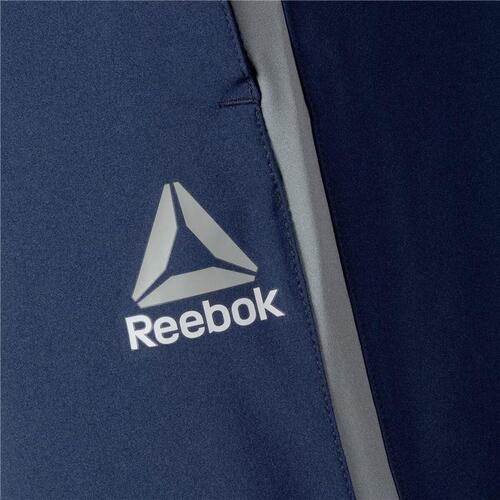 Lange sportsbukser Reebok Workout Ready Mørkeblå Mænd S