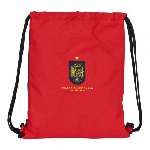 Skoletaske gymbag Real Federación Española de Fútbol - blå/rød 35 × 40 × 1 cm