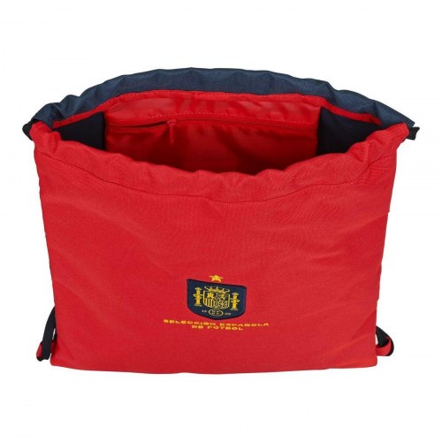 Skoletaske gymbag Real Federación Española de Fútbol - blå/rød 35 × 40 × 1 cm
