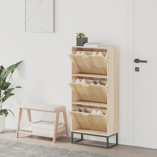 Skoskab 52x25x120 cm konstrueret træ