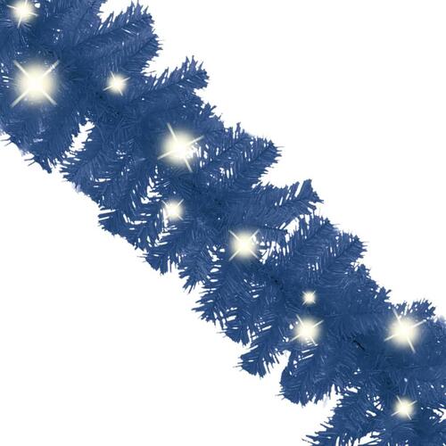 Juleguirlande med LED-lys 5 m blå