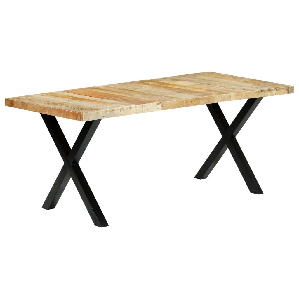 Spisebord 180 x 90 x 76 cm massivt mangotræ