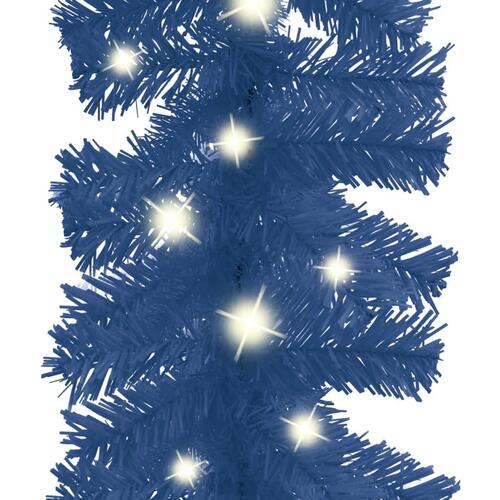 Juleguirlande med LED-lys 5 m blå