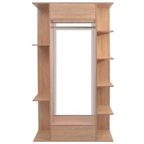 Klædeskab i spånplader 106 x 36,5 x 192 cm beige