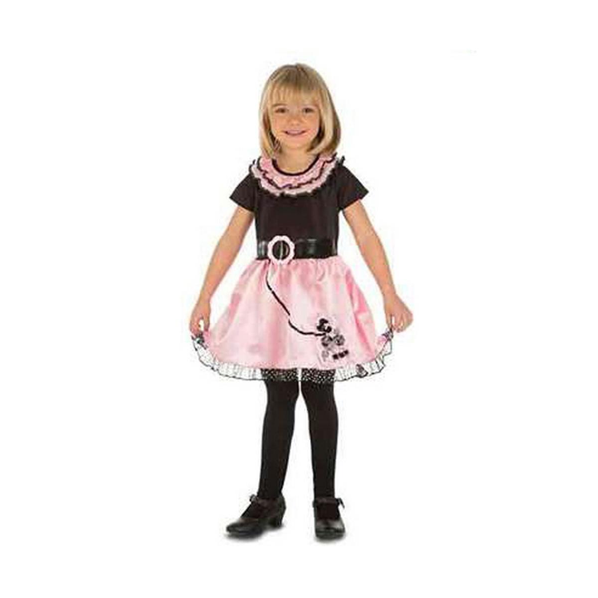Kostume til børn Miss Pink (2 Dele) 5-6 år