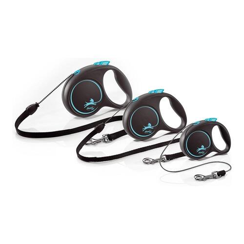 Hundesnor Flexi BLACK DESIGN Sølvfarvet XS