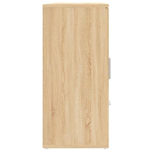 Skænk 91x29,5x65 cm konstrueret træ sonoma-eg