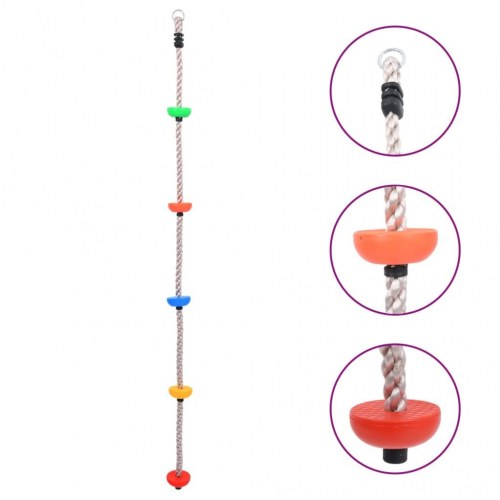 Klatrereb med platforme 200 cm