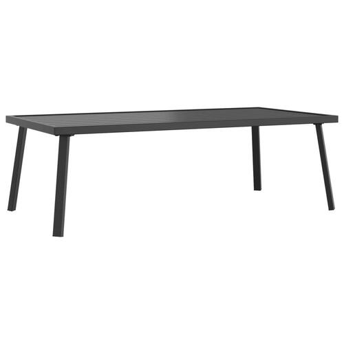 Havebord 110x55x35 cm stål antracitgrå