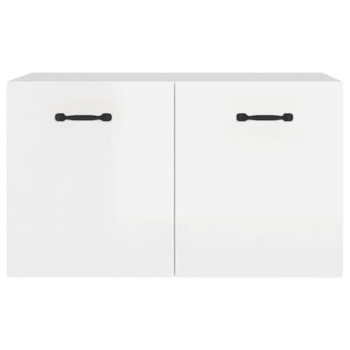 Vægskab 60x36,5x35 cm konstrueret træ hvid højglans