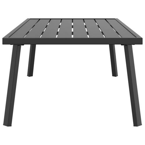Havebord 110x55x35 cm stål antracitgrå