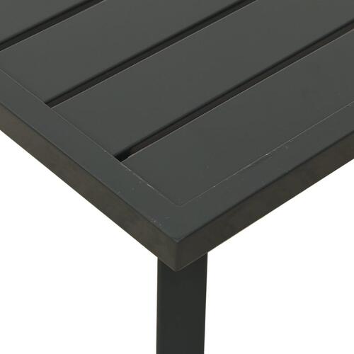 Havebord 110x55x35 cm stål antracitgrå