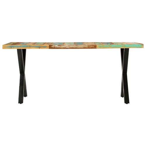 Spisebord 180 x 90 x 76 cm massivt genanvendt træ