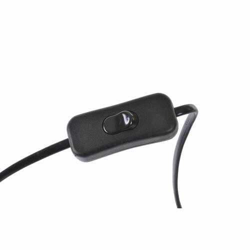 Bordlampe Sort Metal Brun Bambus (34 x 34 x 56 cm)