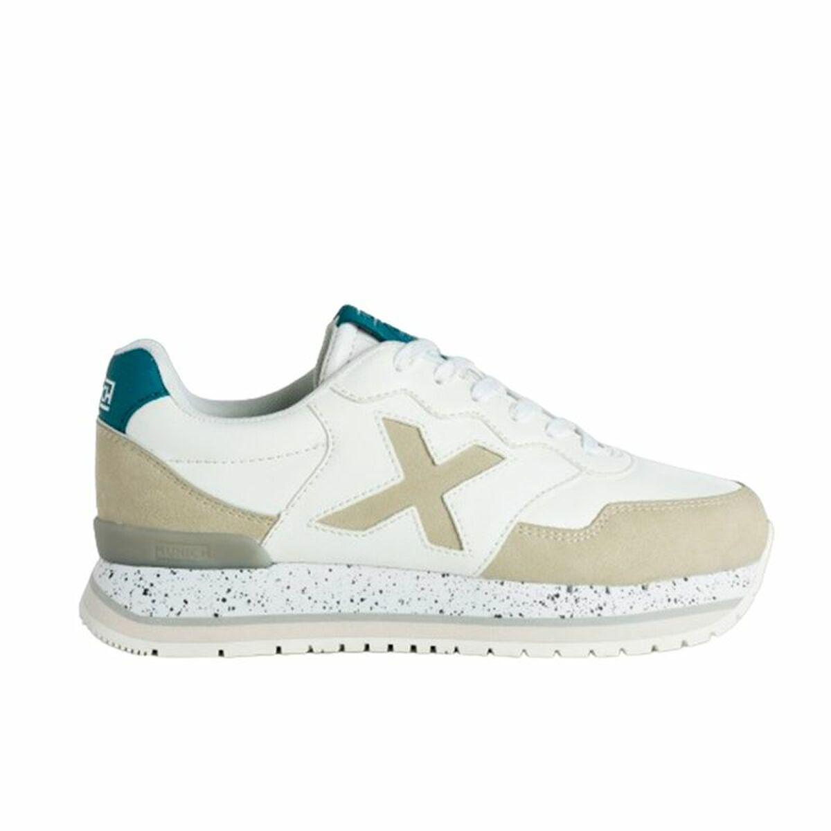 Kvinde Casual Sneakers Munich Dash Sky 13 Hvid Beige 39