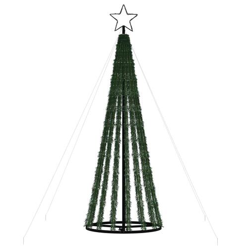 Lysende juletræ 275 LED'er 180 cm varmt hvidt lys