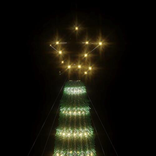 Lysende juletræ 275 LED'er 180 cm varmt hvidt lys