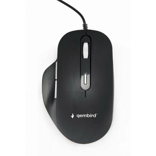 Mus med kabel og optisk sensor GEMBIRD MUS-6B-02 3600 DPI