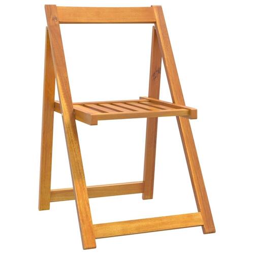 Foldbare havestole 6 stk. massivt akacietræ
