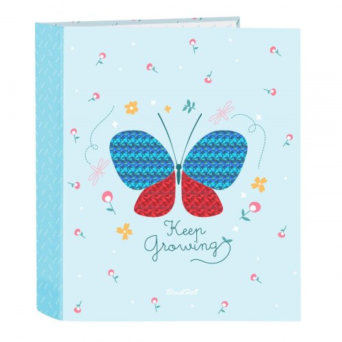 Ringbind A4 BlackFit8 Mariposa - blå, 27 × 33 × 6 cm