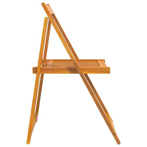 Foldbare havestole 6 stk. massivt akacietræ