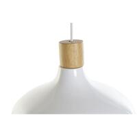 Loftslampe Hvid Brun Metal Fyrretræ 50 W 35,5 x 35,5 x 21 cm