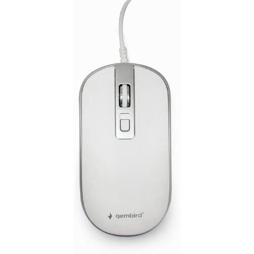 Mus med kabel og optisk sensor GEMBIRD MUS-4B-06-WS 1200 DPI